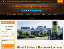 Tablet Screenshot of hotel-a-bordeaux.com